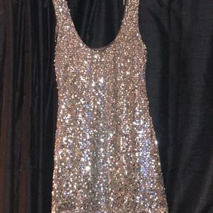 Glitter Mini Dress